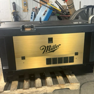 Brushed Brass Vinyl Wrap for Miller 400 Pro
