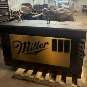 Alternative view of Brushed Brass Vinyl Wrap for Miller 400 Pro