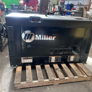 Alternative view of Miller big blue 400 door logo set of 2