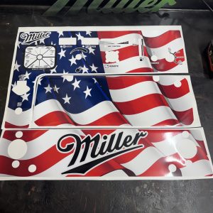 miller 400 flag front panel vinyl kit