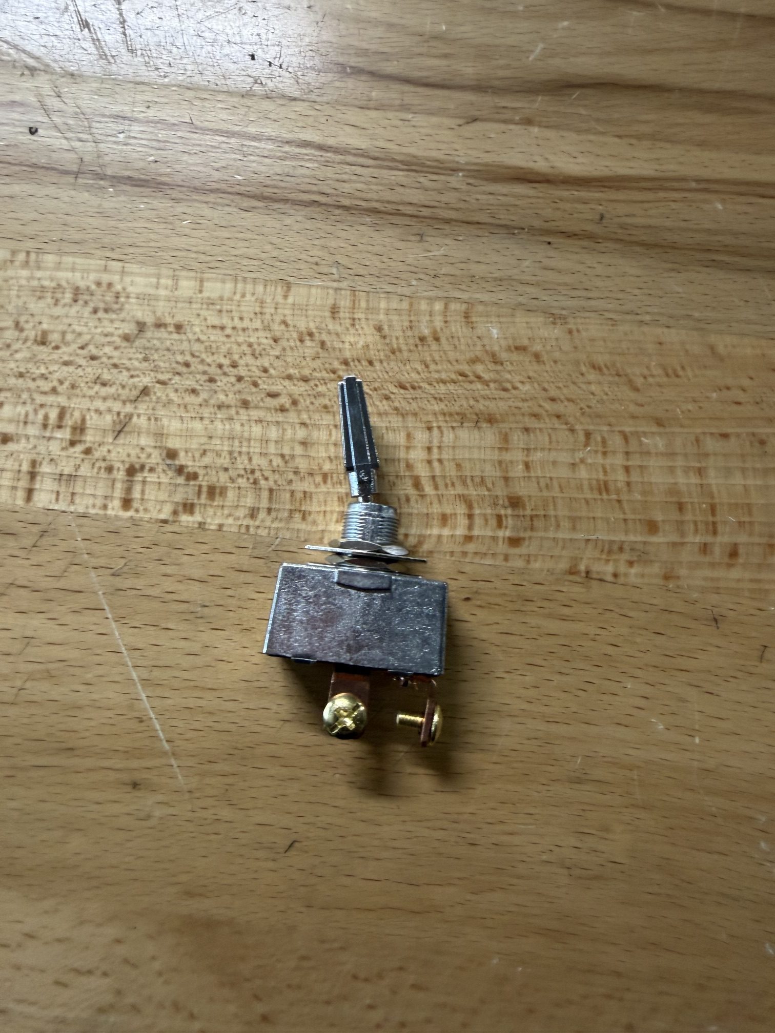 on/off or high /low switch chrome handle