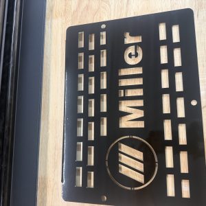 miller custom front rotor cover powder coated black 300/350/400